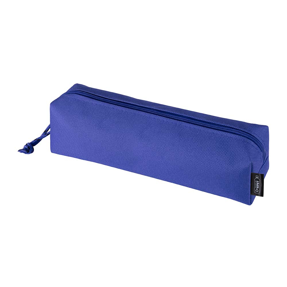 Trousse en RPET à personnaliser - Marie Bleu marine